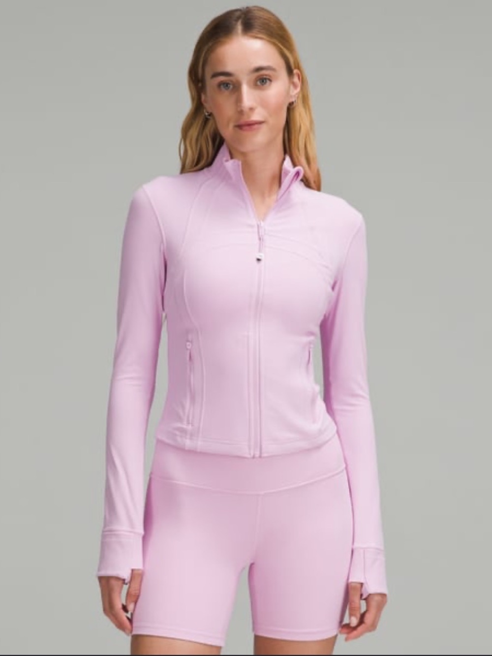 lululemon Define Cropped Jacket Vita Pink